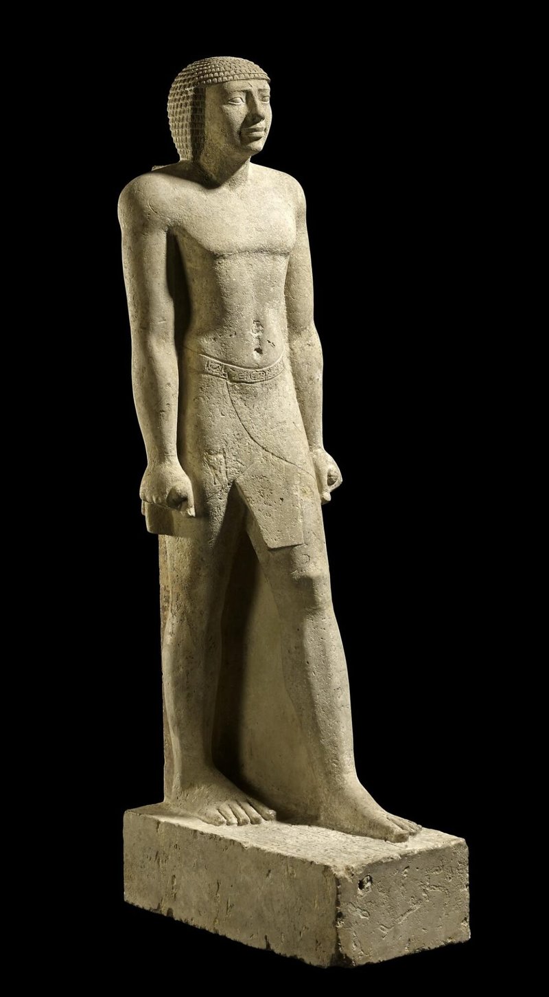 Greek Kouros Statue From Anavysos