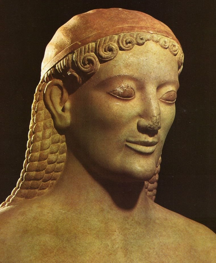Greek Kouros Statue From Anavysos
