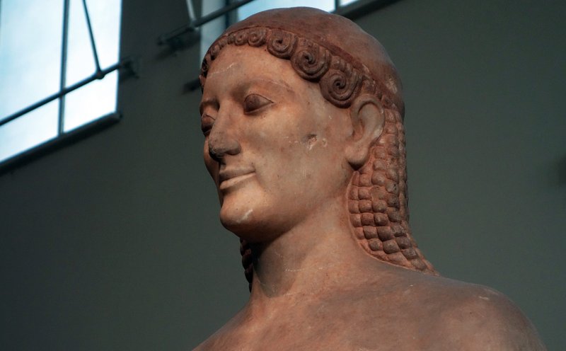 Greek Kouros Statue From Anavysos