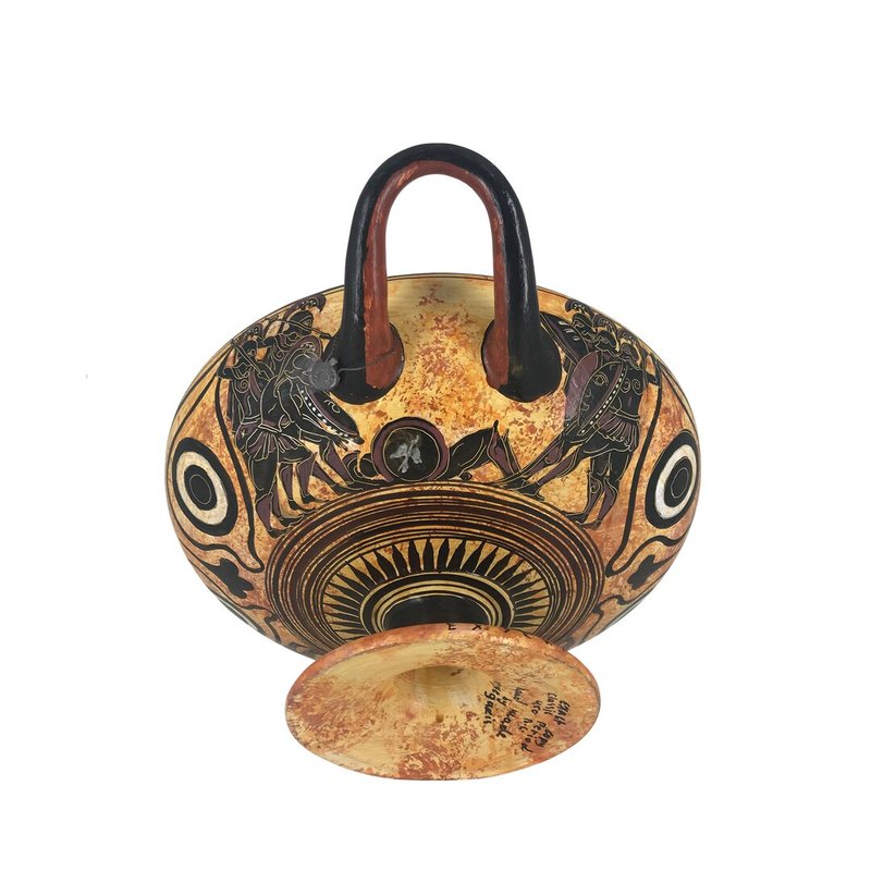 Greek Kylix Depicting Dionysus