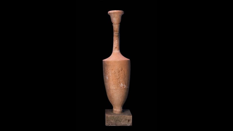 Greek Lekythos Funeral Vase