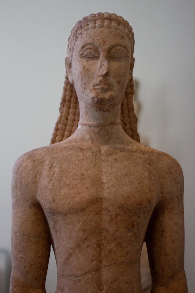 Greek Marble Kouroi Statues