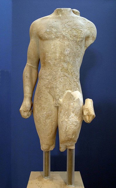 Greek Marble Kouroi Statues