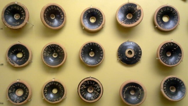 Greek Ostraka Shards From Voting Sites