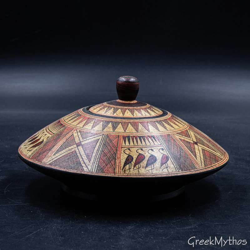 Greek Pyxis Containers With Lid