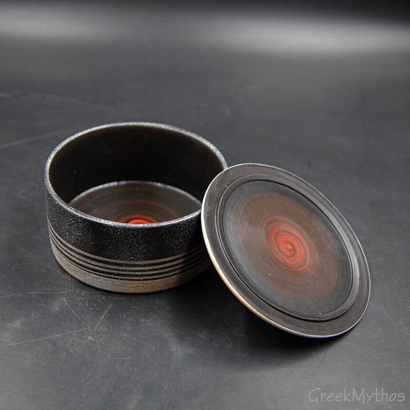Greek Pyxis Containers With Lid