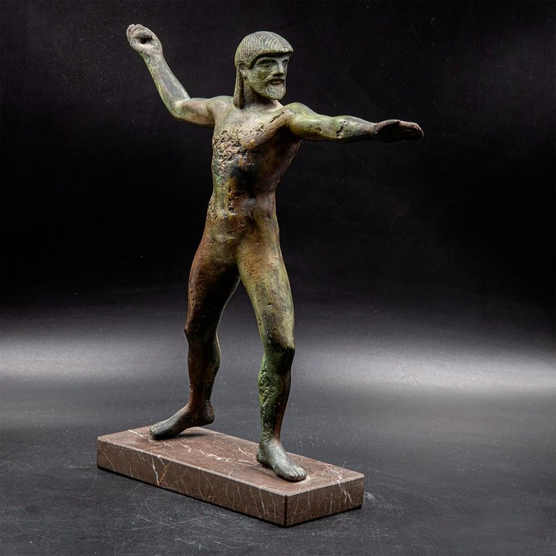 Greek Statue Of Poseidon Or Zeus