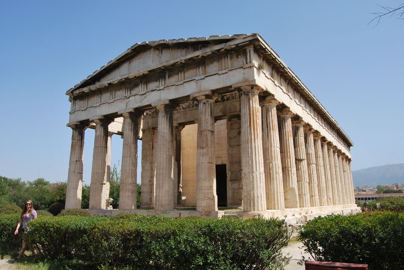 Greek Temple Of Hephaestus In Athens