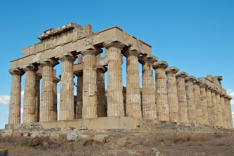Greek Temple Of Hera At Selinunte