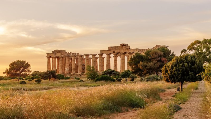 Greek Temple Of Hera At Selinunte