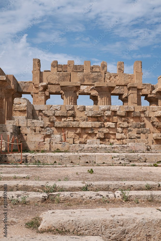 Greek Temple Of Hera At Selinunte