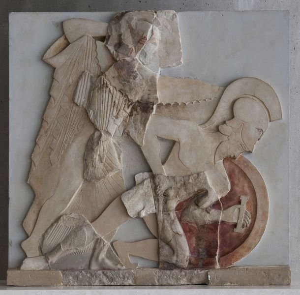 Greek Temple Relief Of The Gigantomachy