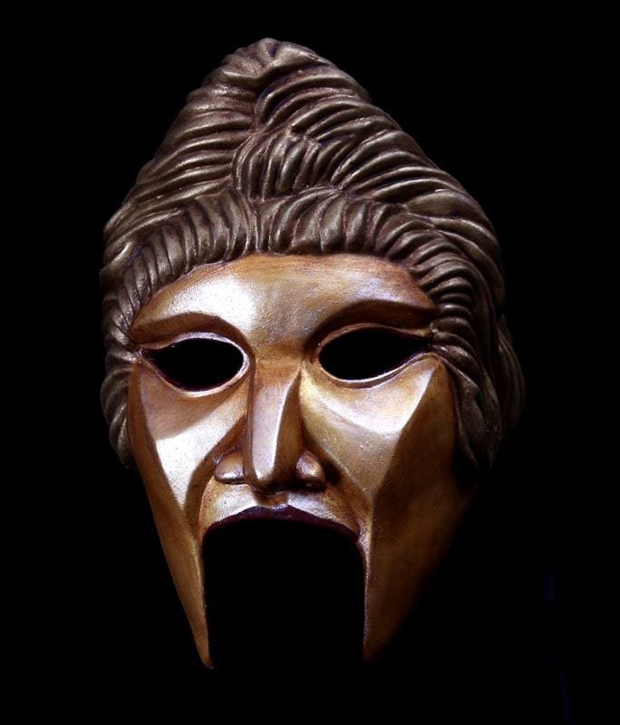 Greek Theater Masks And Costumes