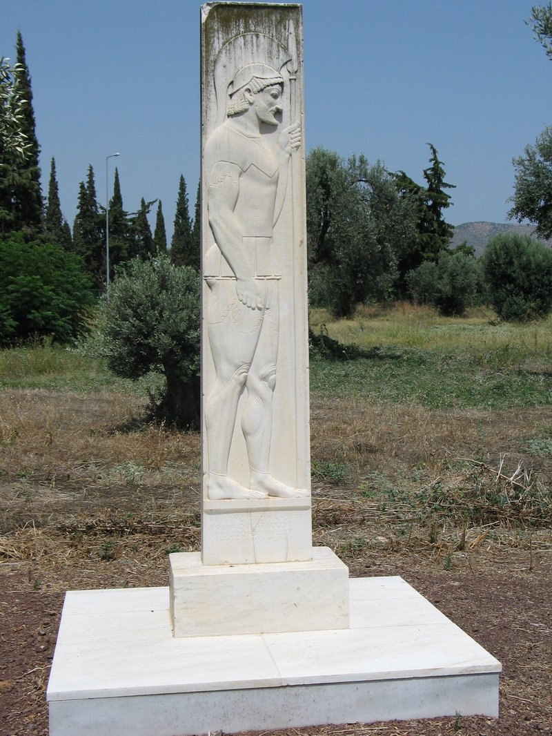 Greek Victory Stele From Marathon