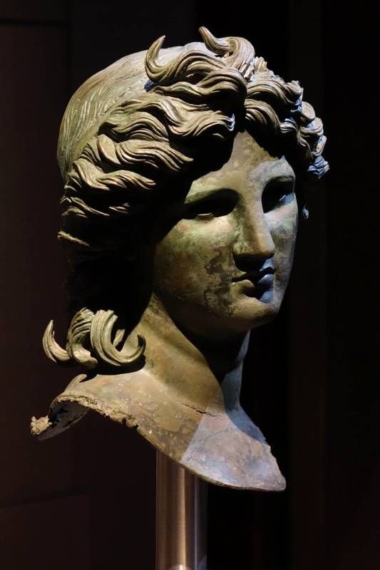 Hellenistic Bronze Busts<span class=