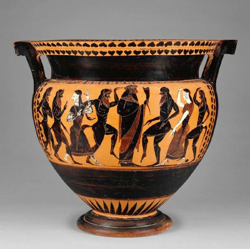 Hellenistic Krater Depicting Dionysus