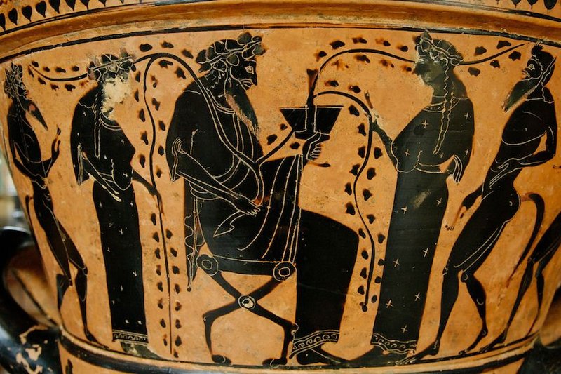 Hellenistic Krater Depicting Dionysus