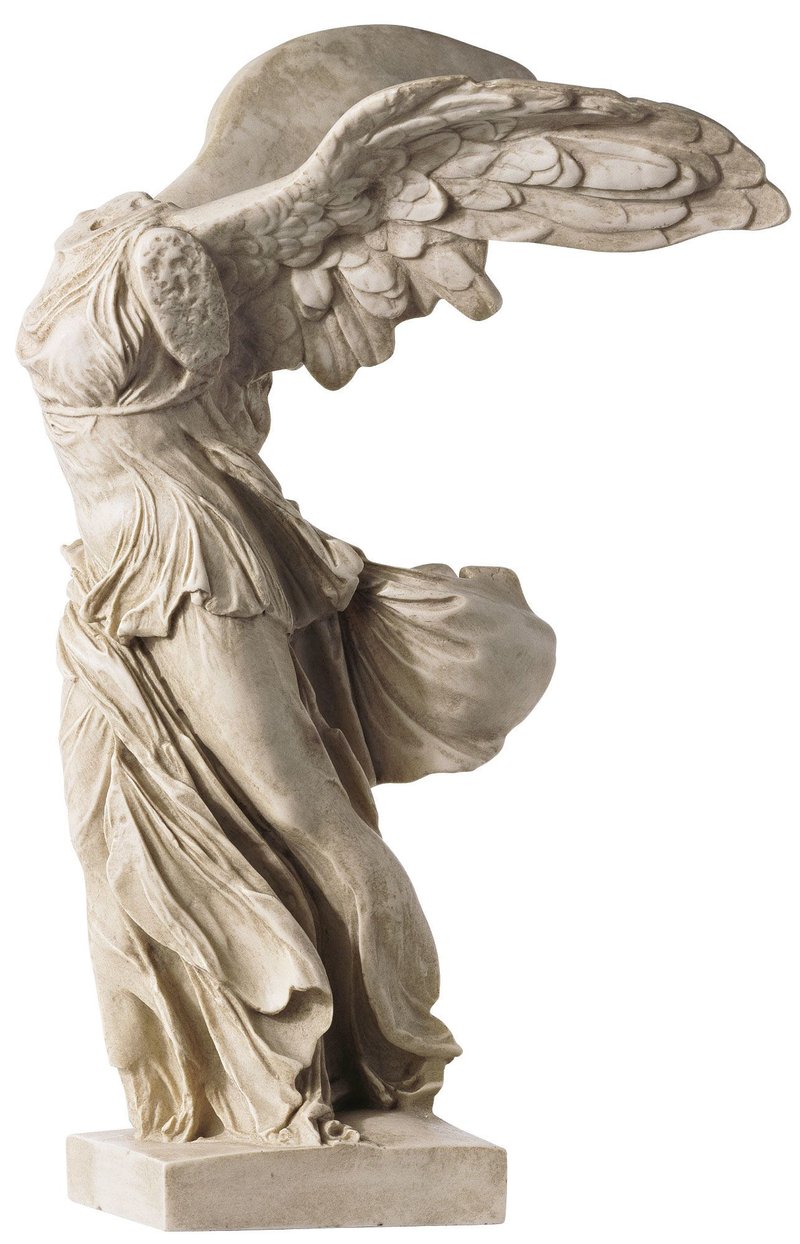 Hellenistic Sculpture Of Nike Of Samothrace<span class=
