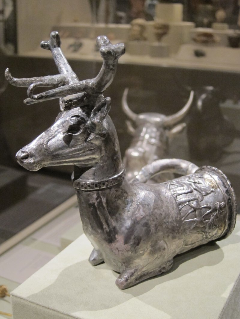 Hittite Lion-Headed Ewer Vessel
