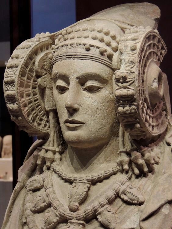 Iberian Warrior Stone Statues