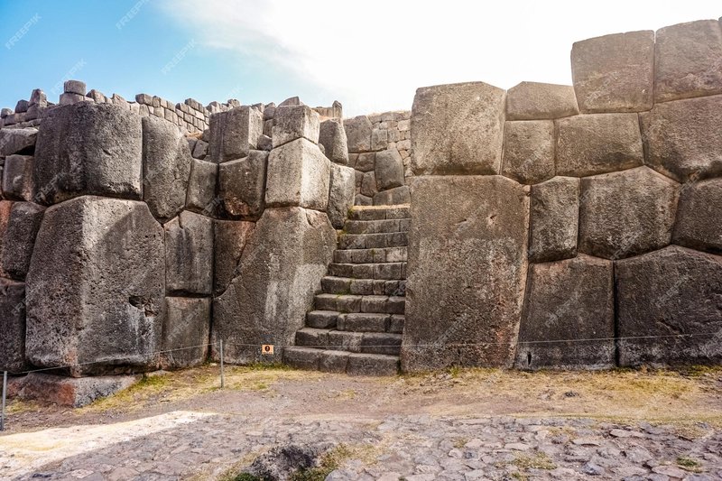 Inca Fortress Walls At Sacsayhuamán<span class=