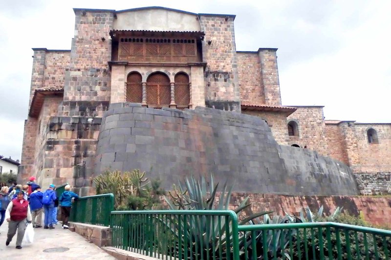 Inca Sun Temple In Coricancha<span class=