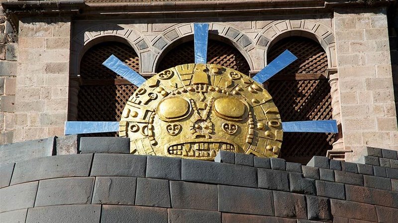 Inca Sun Temple In Coricancha
