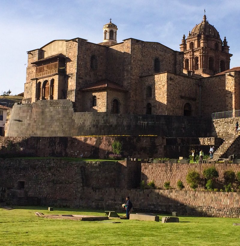 Inca Sun Temple In Coricancha