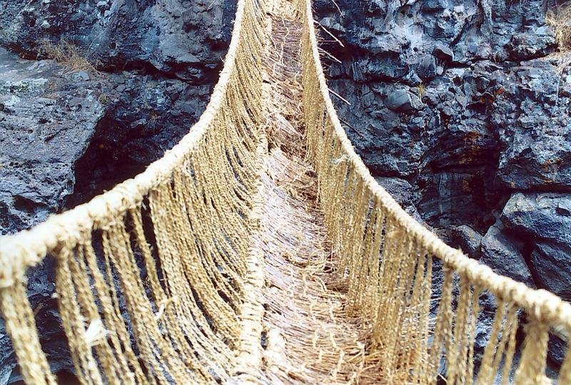 Inca Suspension Bridge Reconstructions