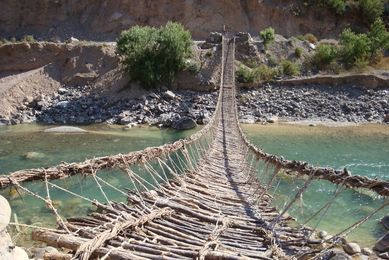 Inca Suspension Bridge Reconstructions<span class=