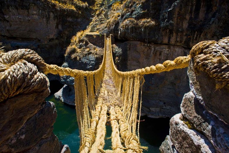 Inca Suspension Bridge Reconstructions