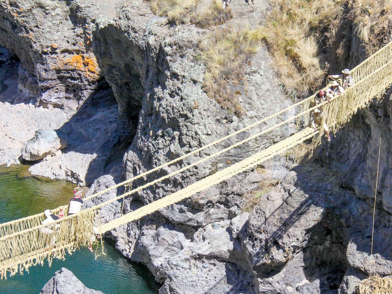 Inca Suspension Bridge Reconstructions