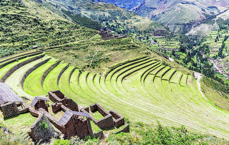 Inca Terraced Farming System<span class=