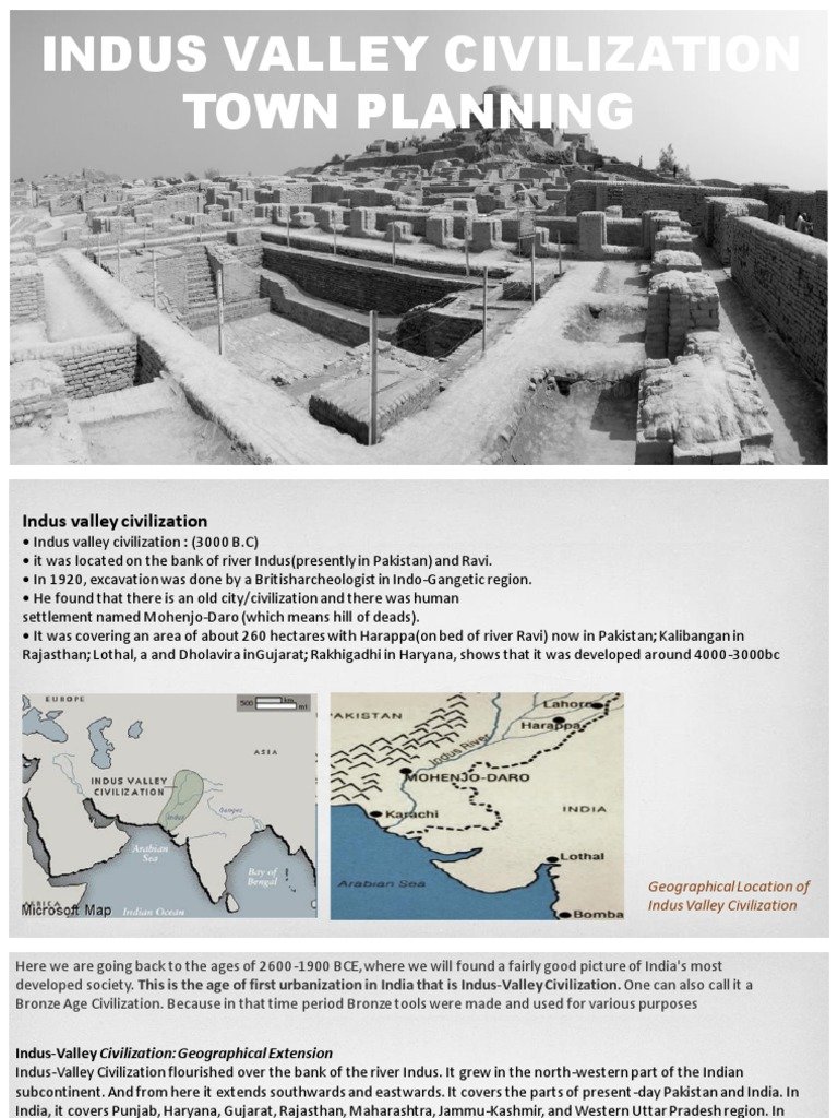 Indus Valley Urban Grid Layout