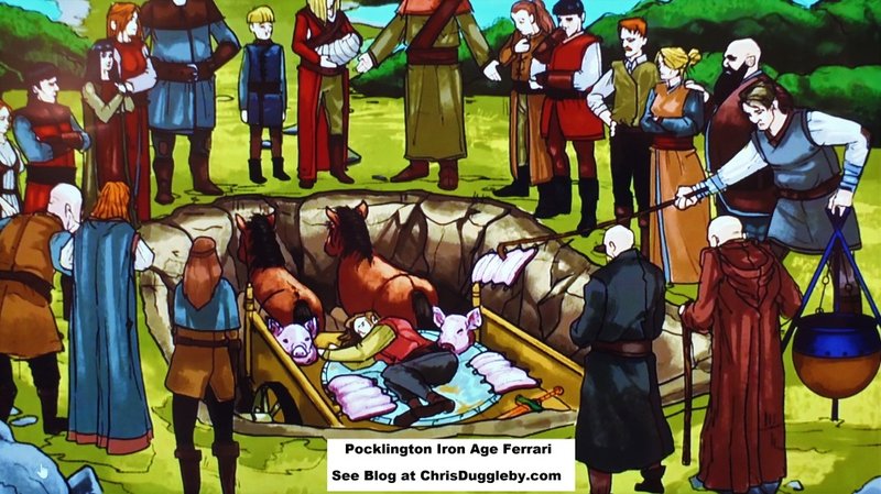 Iron Age Chariot Burial Reconstruction