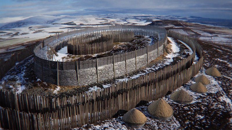 Iron Age Hillfort At Danebury