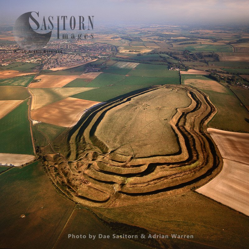 Iron Age Hillfort At Maiden Castle