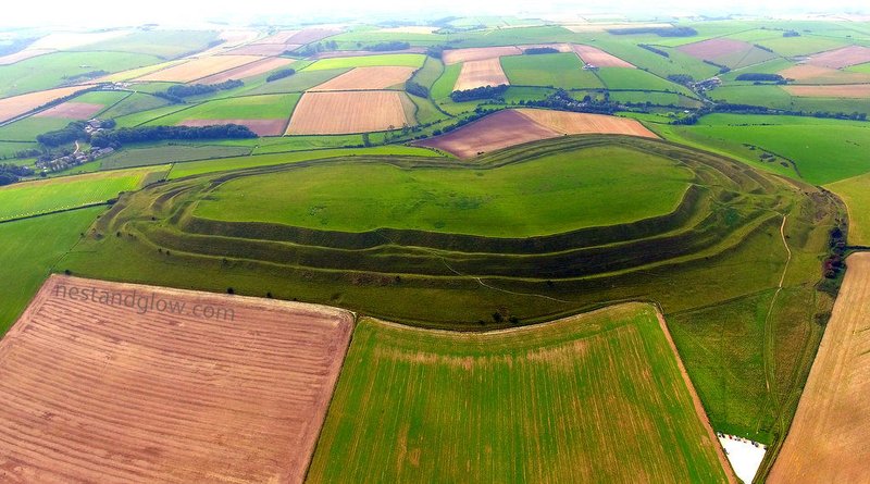 Iron Age Hillfort At Maiden Castle