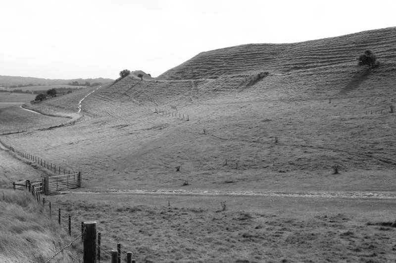 Iron Age Hillfort At Maiden Castle