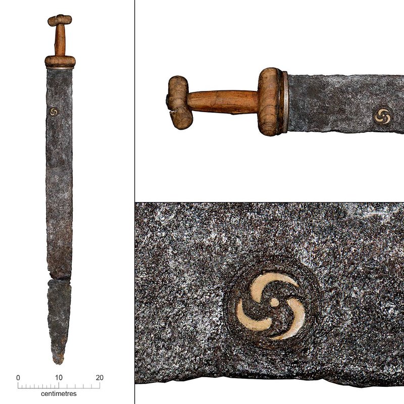 Iron Age Sword With Decorative Hilt