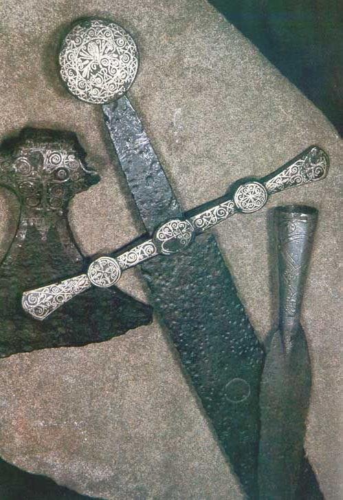 Iron Age Sword With Decorative Hilt