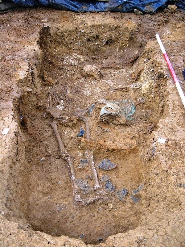 Iron Age Warrior Burial In Germany