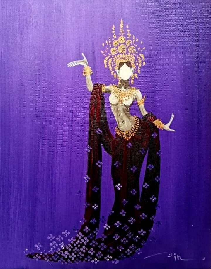 Khmer Dancing Apsara Carvings