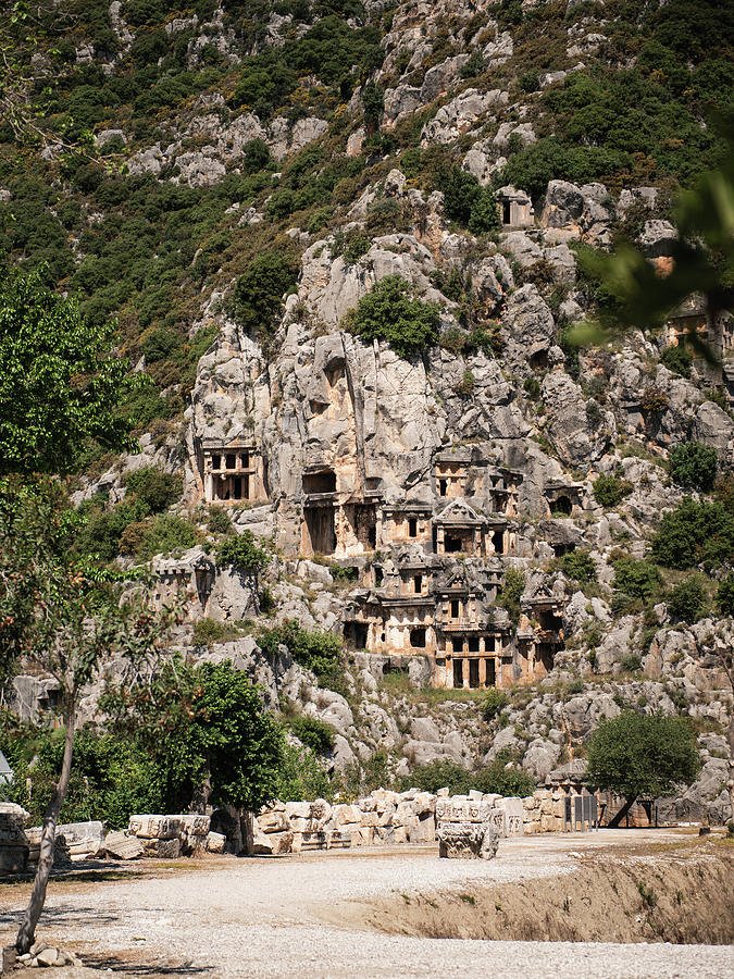Lycian Rock Tombs In Myra