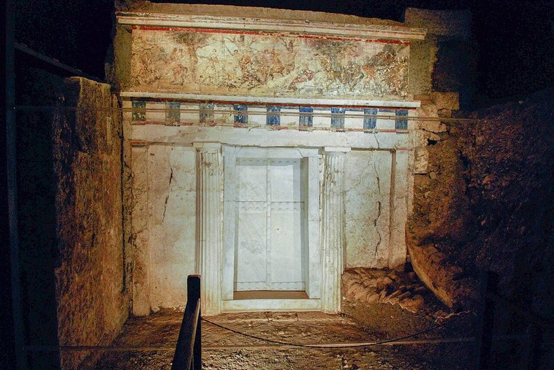 Macedonian Tombs At Vergina