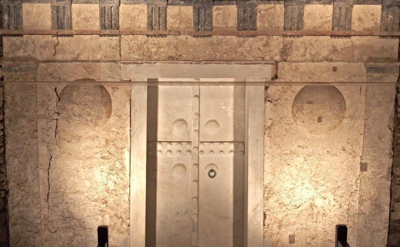 Macedonian Tombs At Vergina