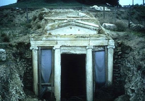 Macedonian Tombs At Vergina