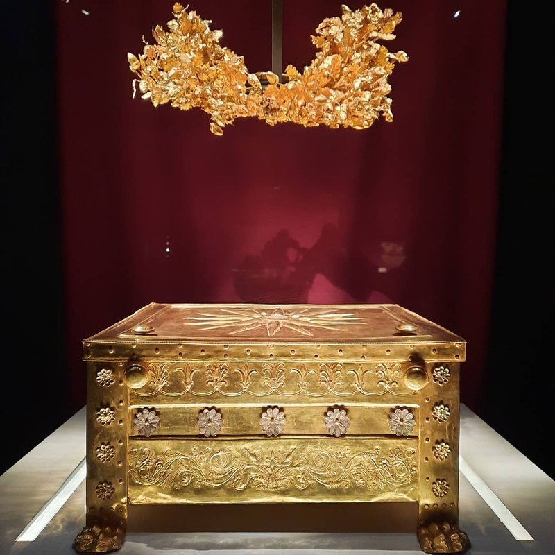 Macedonian Tombs At Vergina