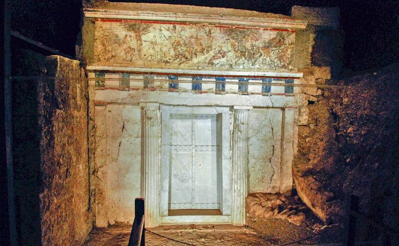 Macedonian Tombs At Vergina