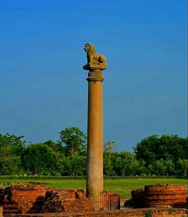 Mauryan Dynasty Stone Pillars